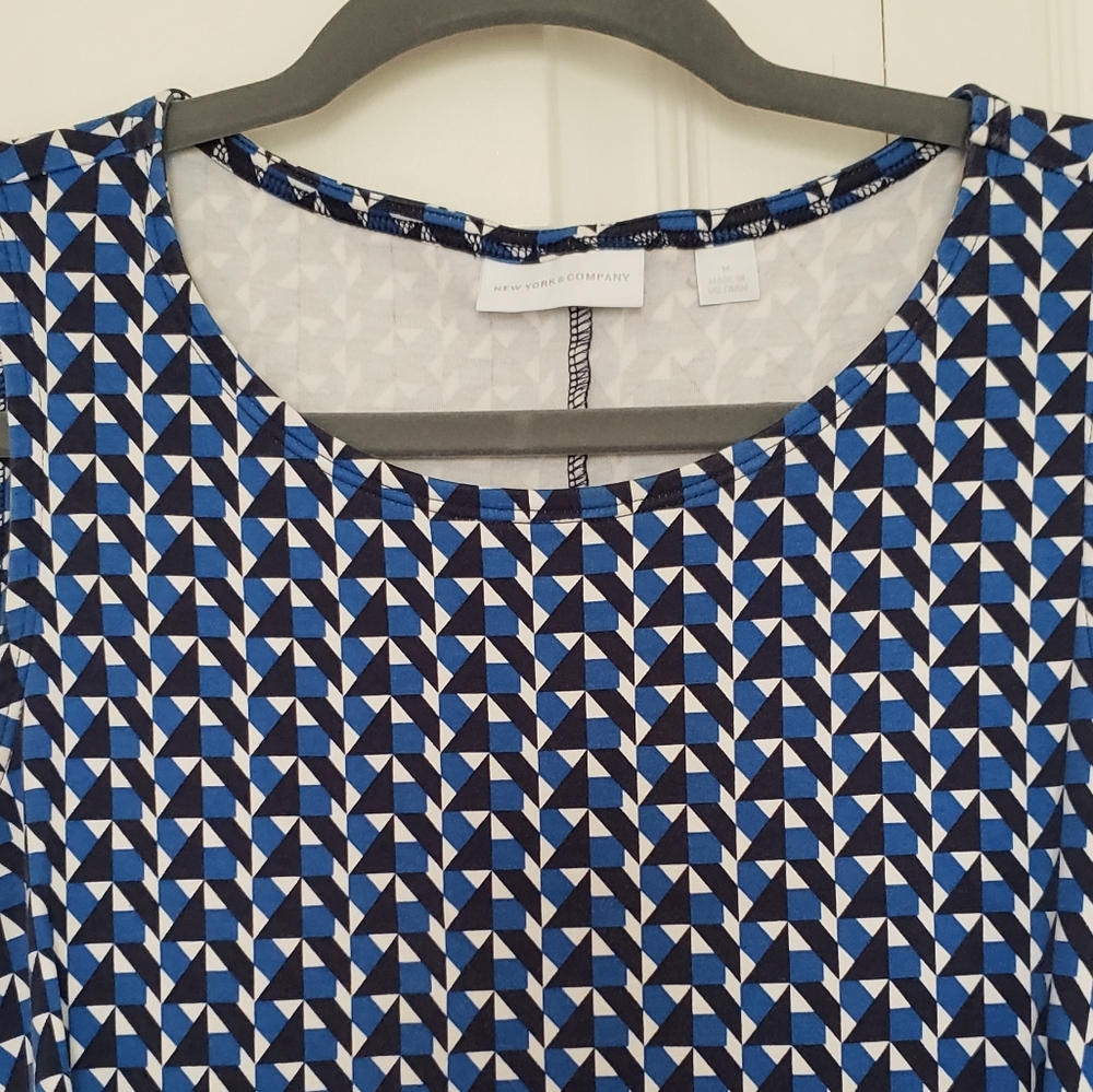 New York & Co Geometric A-Line Dress - Picture 2 of 3